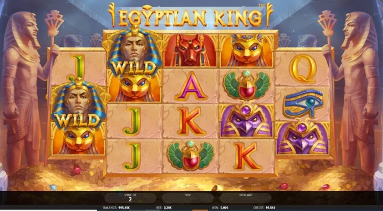 Egyptian King online slot gameplay