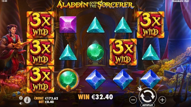 Aladdin and the Sorcerer slot gameplay Pragmatic Play