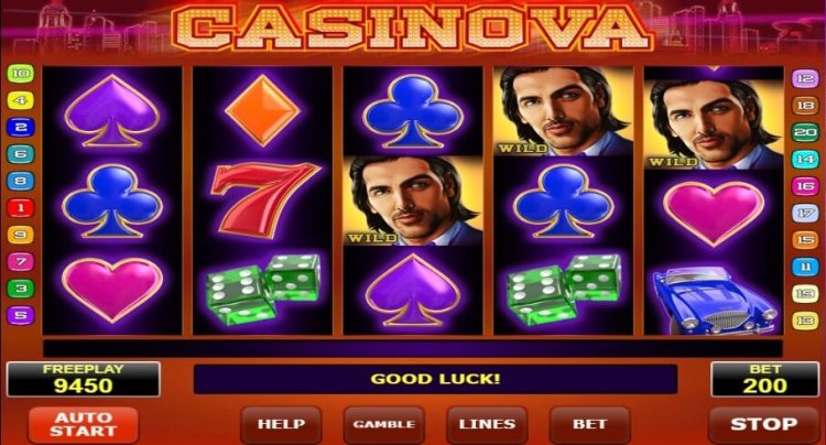 Casinova online slot Amatic