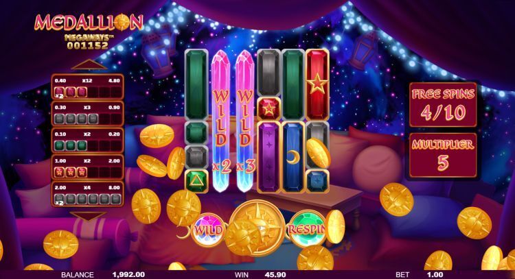 Medallion Megaways slot Free Spins