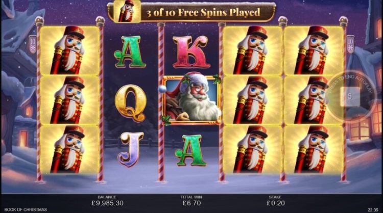 Book of Christmas slot Free Spins