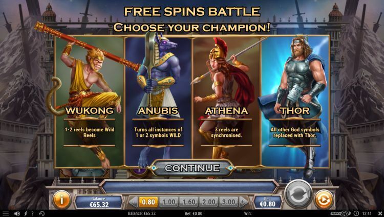 Divine Showdown online slot bonus