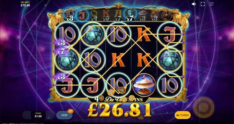 Free Spins bij Da Vinci's Mystery Super Lines