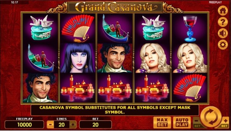 Grand Casanova gokkast review Amatic