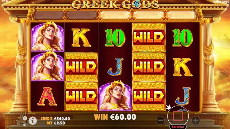 Greek Gods online slot win