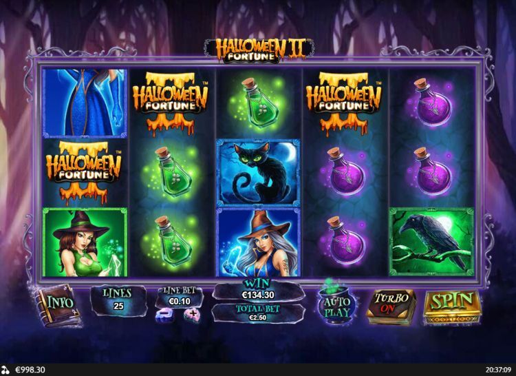 Halloween Fortune 2 slot bonus trigger