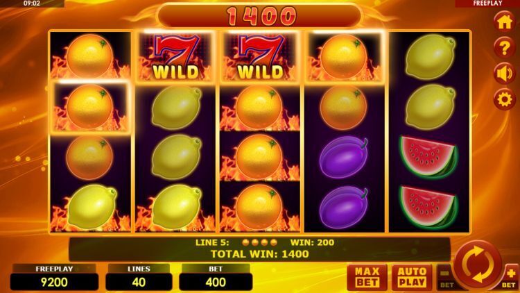 Hottest Fruits 40 slot win