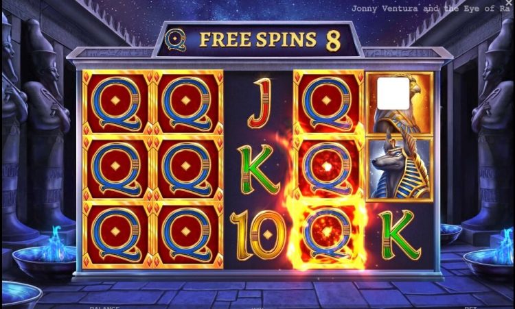 Johnny Ventura and The Eye of Ra slot Free Spins