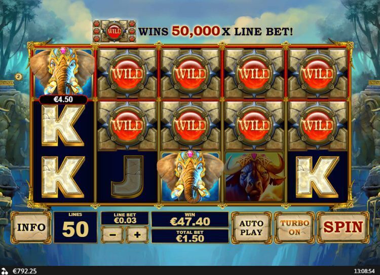 Jungle Giants slot big win