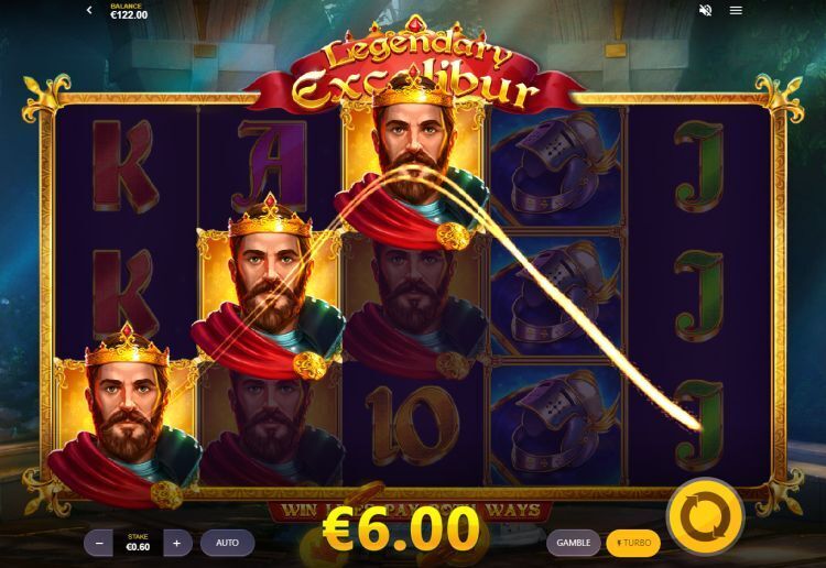 Legendary Excalibur slot review Red Tiger