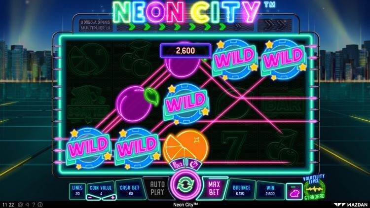 Neon City slot big win