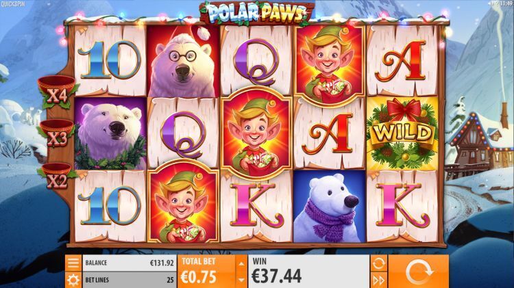 Polar Paws online slot bonus trigger