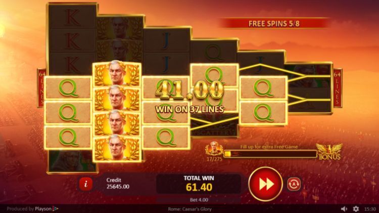 Rome Caesars Glory online slot Free Spins