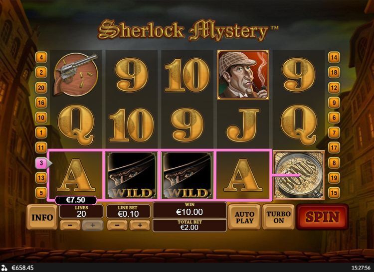 Sherlock Mystery slot Playtech review