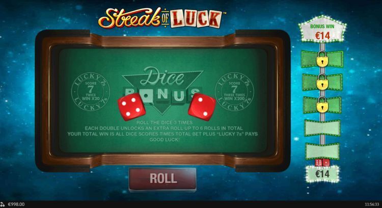 Streak of Luck online slot bonus feature