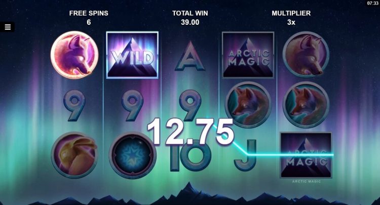 Arctic Magic online slot win