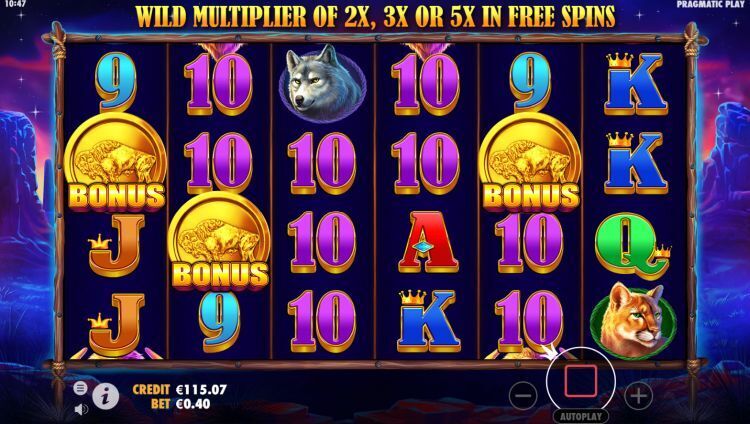 Buffalo King online gokkast bonus trigger