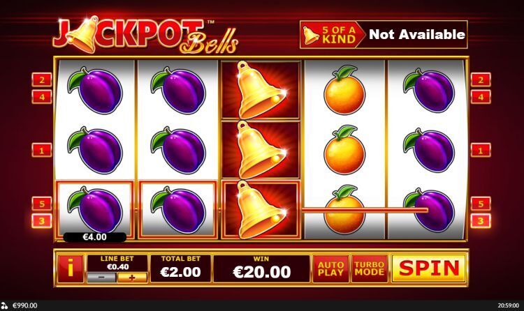 Jackpot Bells online slot win