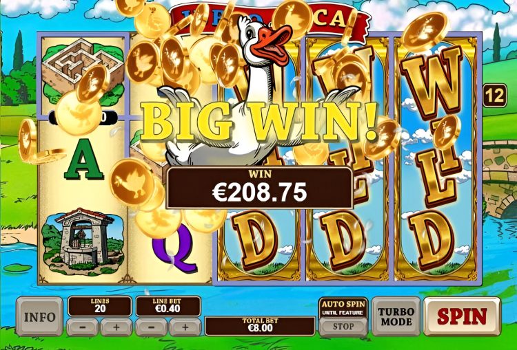 Juego de la Oca Playtech online slot win