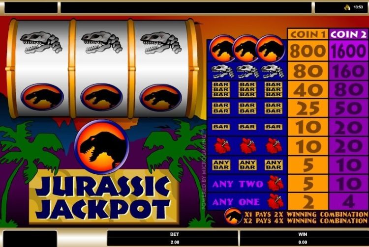 Jurassic Jackpot Microgaming slot review