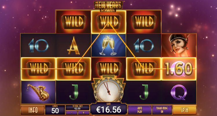 New Years Bonanza slot Playtech big win