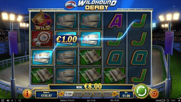 Wildhound Derby online slot gameplay