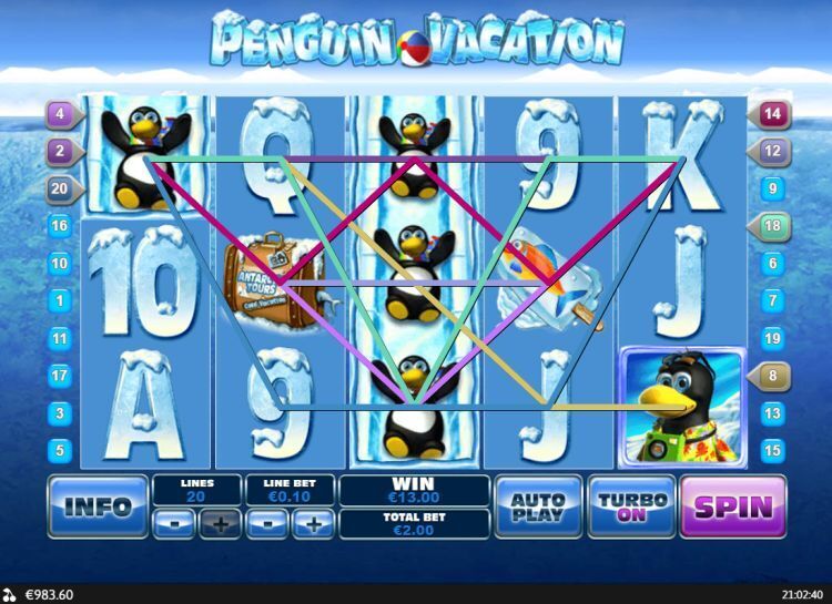 Penguin Vacation slot review Playtech