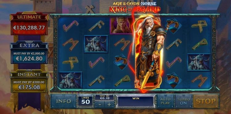 Age of the Gods Norse King of Asgard online slot bonus