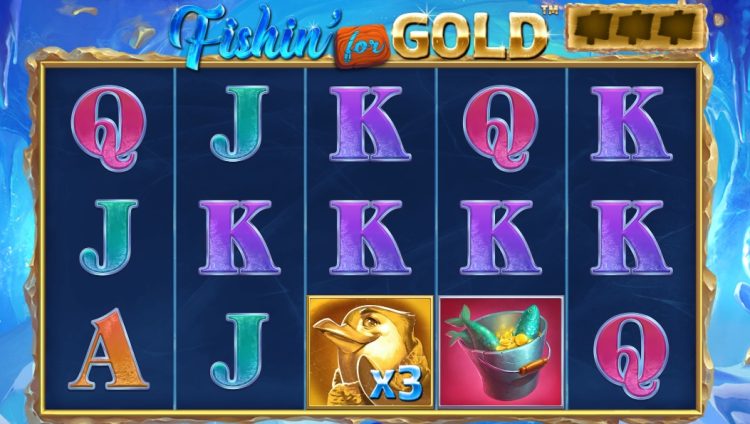 Fishin' For Gold online slot gameplay