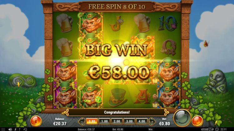 Leprechaun Goes Wild slot big win