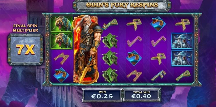 Age of the Gods Norse King of Asgard slot win