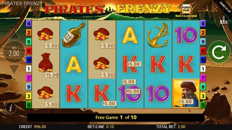 Pirates Frenzy online slot Free Spins