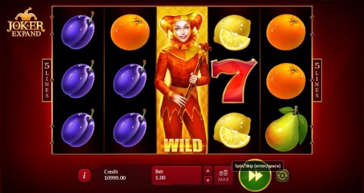 Playson Joker Expand 5 Lines slot gameplay review