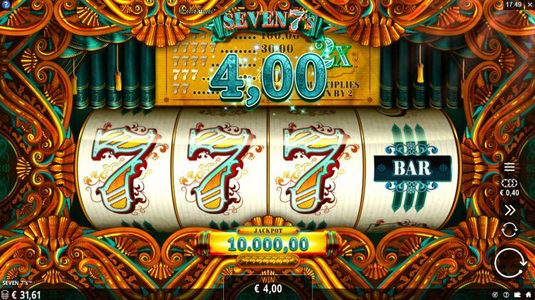 Seven 7s slot review logo microgaming win