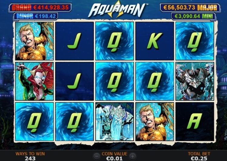 Aquaman slot