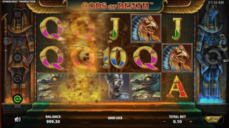 Gods of Death online slot gameplay