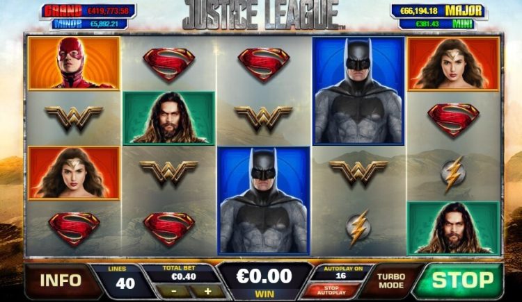 Justice League online gokkast gameplay