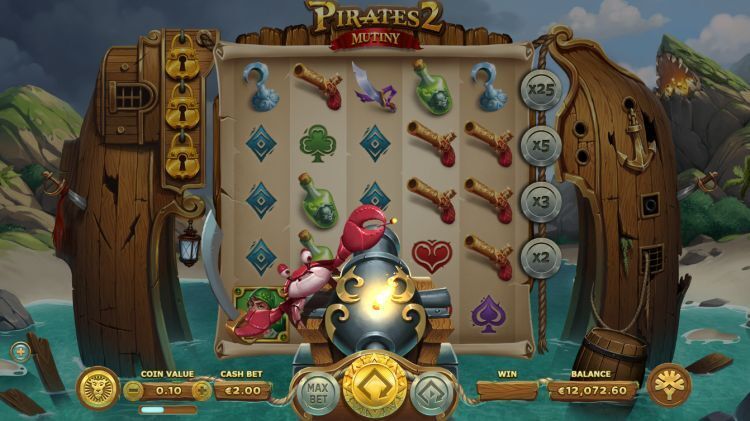 Pirates 2: Mutiny gokkast feature