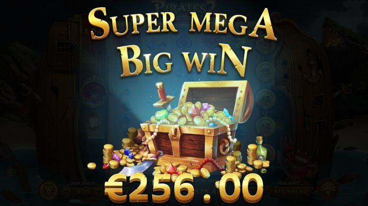 Pirates 2: Mutiny online slot mega big win