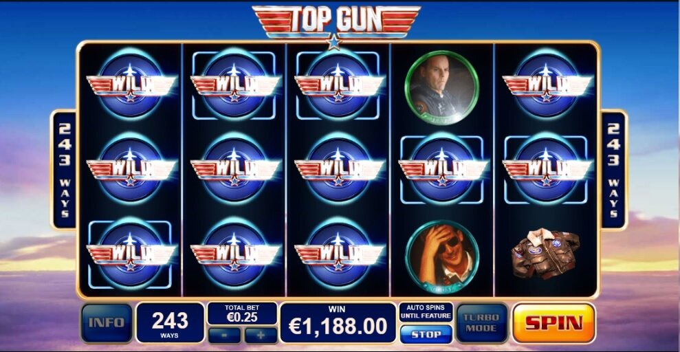 Playtech - Top Gun online slot