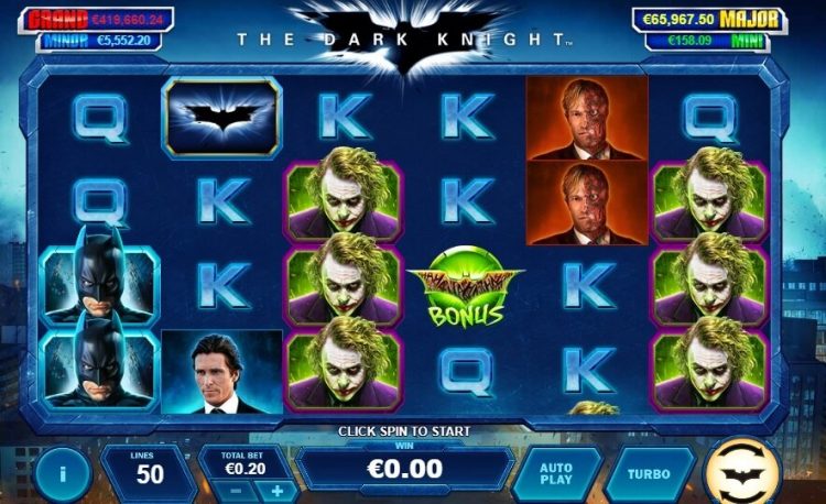 The Dark Knight gokkast review Playtech