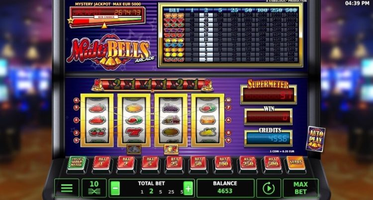 Multi Bells Arcade online slot gameplay