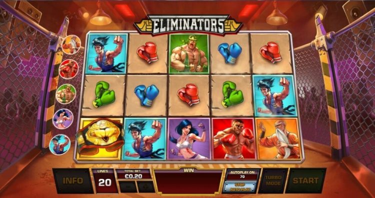 Eliminators online slot gameplay