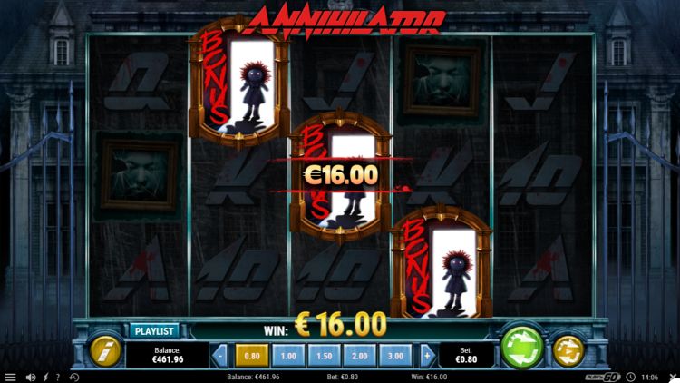 Annihilator slot Play n GO bonus trigger