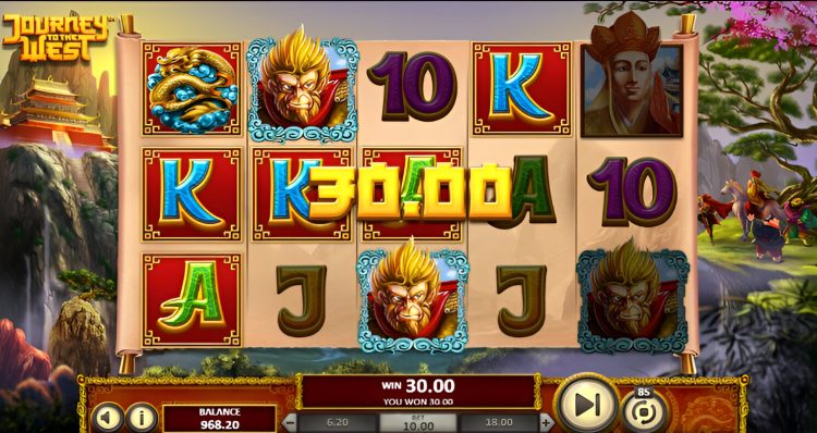 Journey to the West online slot gameplay