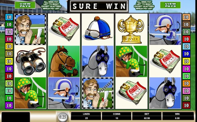 Sure Win online slot gameplay