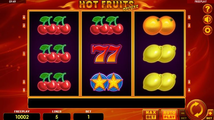 Hot Fruits Deluxe online gokkast gameplay