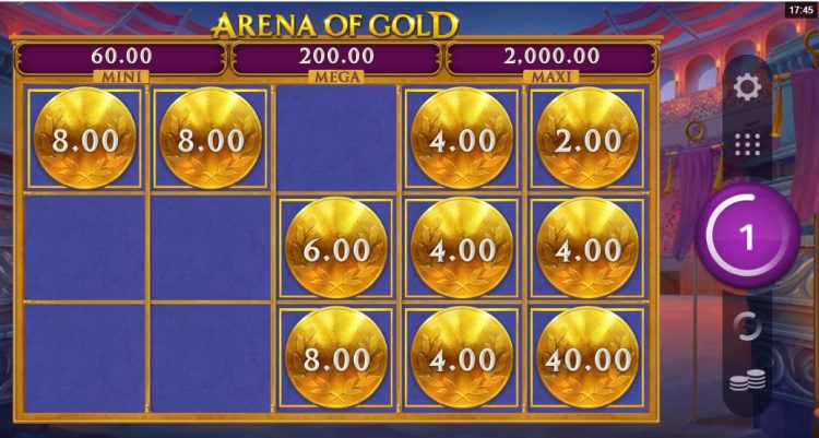 Arena of Gold online slot bonus feature