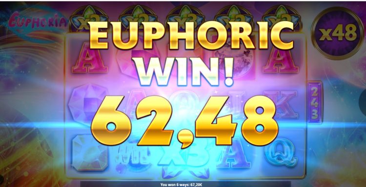 Euphoria slot big win