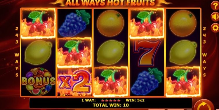 All Ways Hot Fruits gokkast review